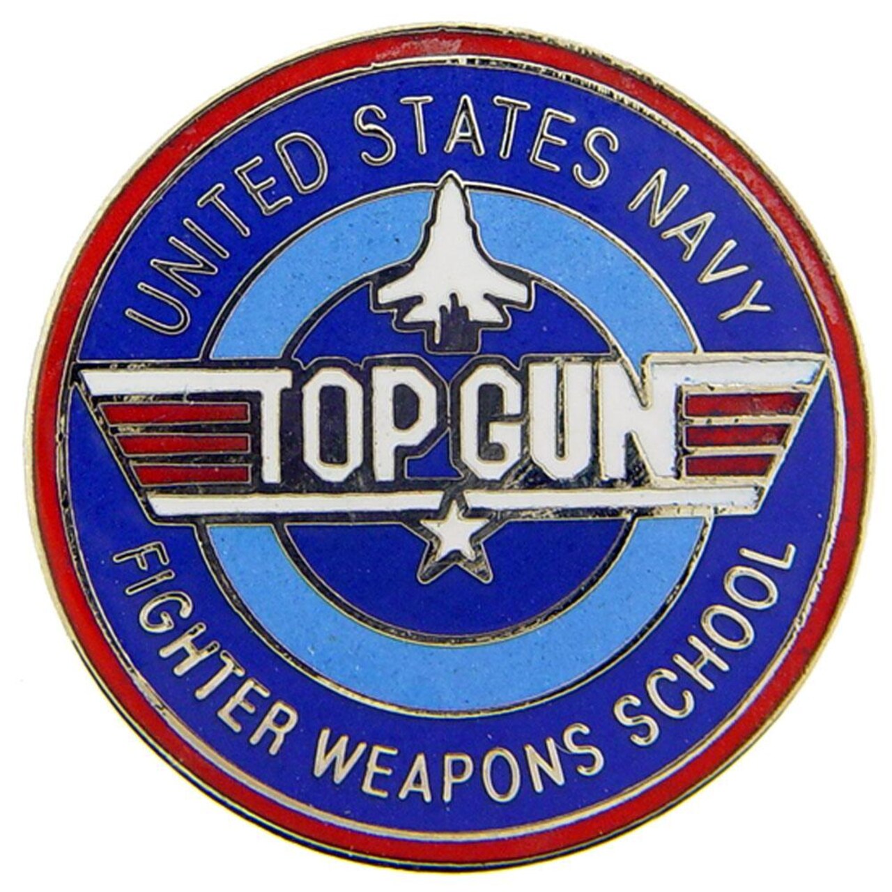 U.S. Navy Fighter Weapons School Top Gun Pin 1&#x22;